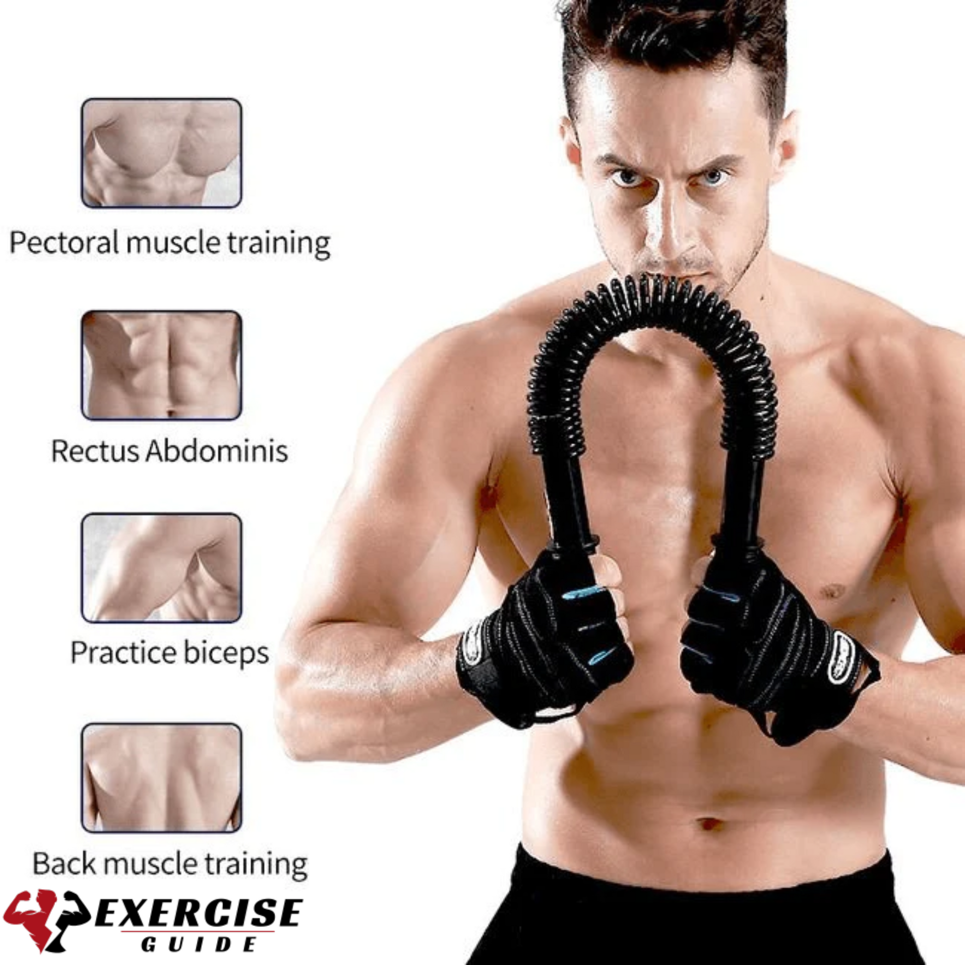 Power Twister Bar For Chest Arm Upper Body - Exercise Guide