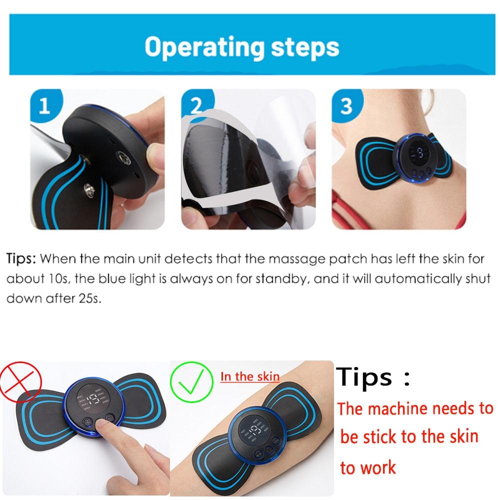 Whole Body Massager Electric Massage Patch - Exercise Guide