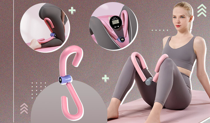 thumbnail image 2 of Thigh Trimmer Workout 48lb Thigh Trainer With Resistance Band | Hip & Kegel Exerciser | Pelvic Floor Trainer For Women Pelvic Floor Exerciser Postpartum 2 of 13