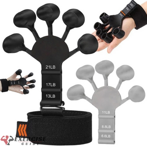 Finger Gripper Best Hand Grip Strengthener Silicone Hand Gripper - Exercise Guide