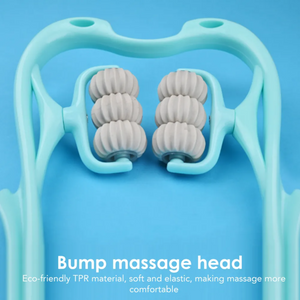 Neck Massager Handheld Massage Roller Stick Cervical Vertebra Massager - Exercise Guide