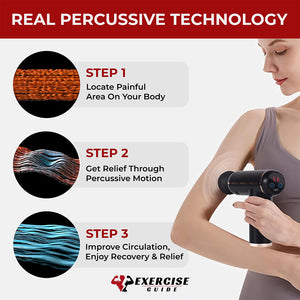 Muscle Massager Handheld Gun for Deep Tissue Relief