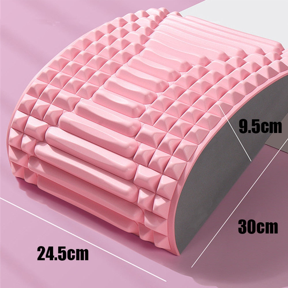 Back Stretcher Back And Neck Stretcher Lower Back Pain Stretcher Neck Lumbar Support Massager - Exercise Guide