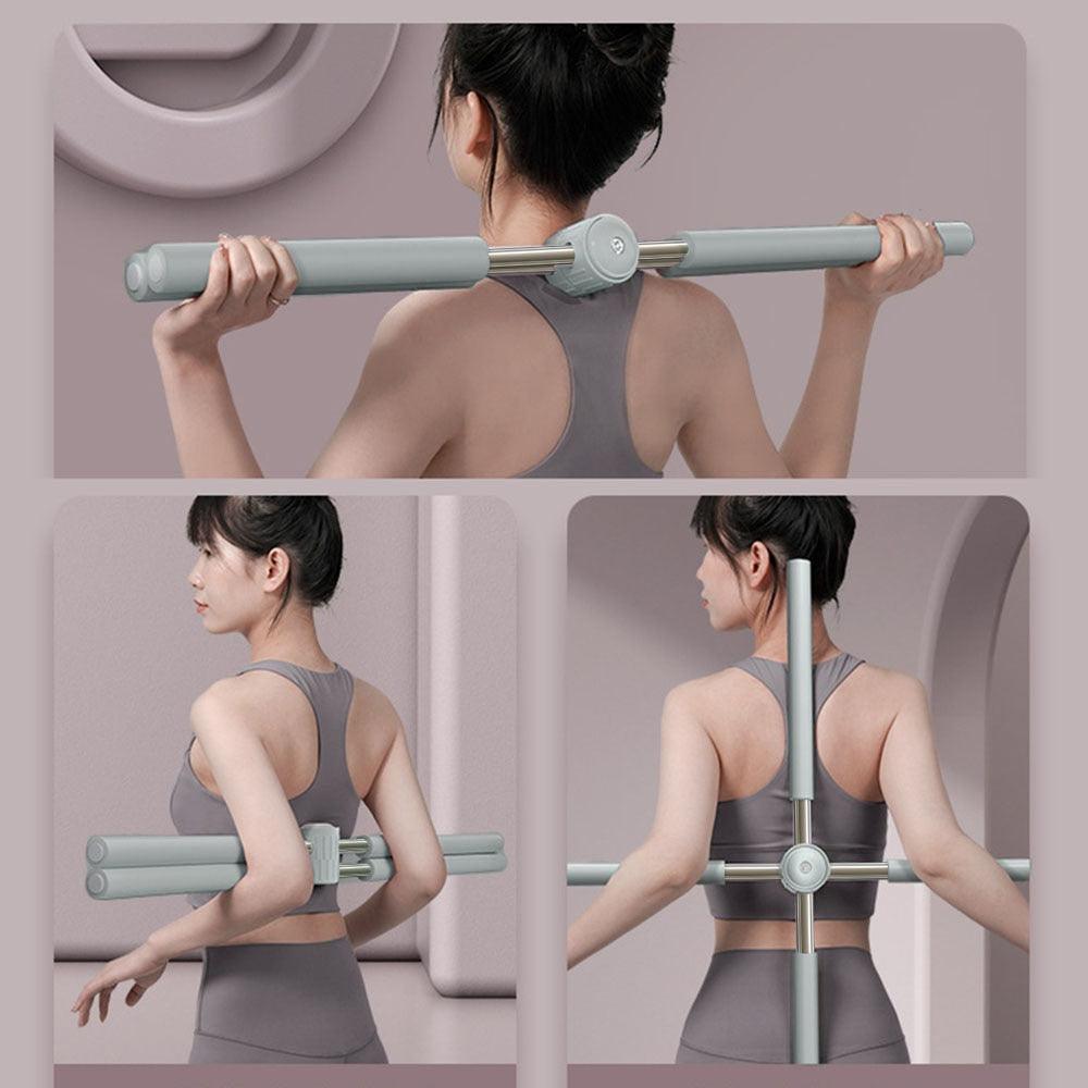 Yoga Sticks Hunchback Posture Corrector For Adults And Children - Exercise Guide