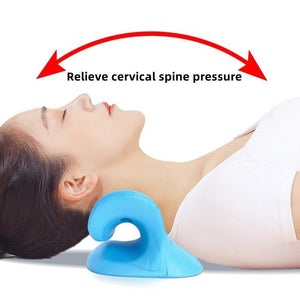 Neck And Shoulder Relaxer Neck Stretcher Neck Massage Pillow - Exercise Guide